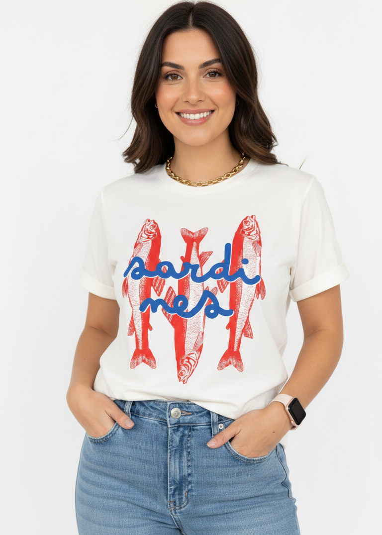 Camiseta Básica para mujer SARDINES