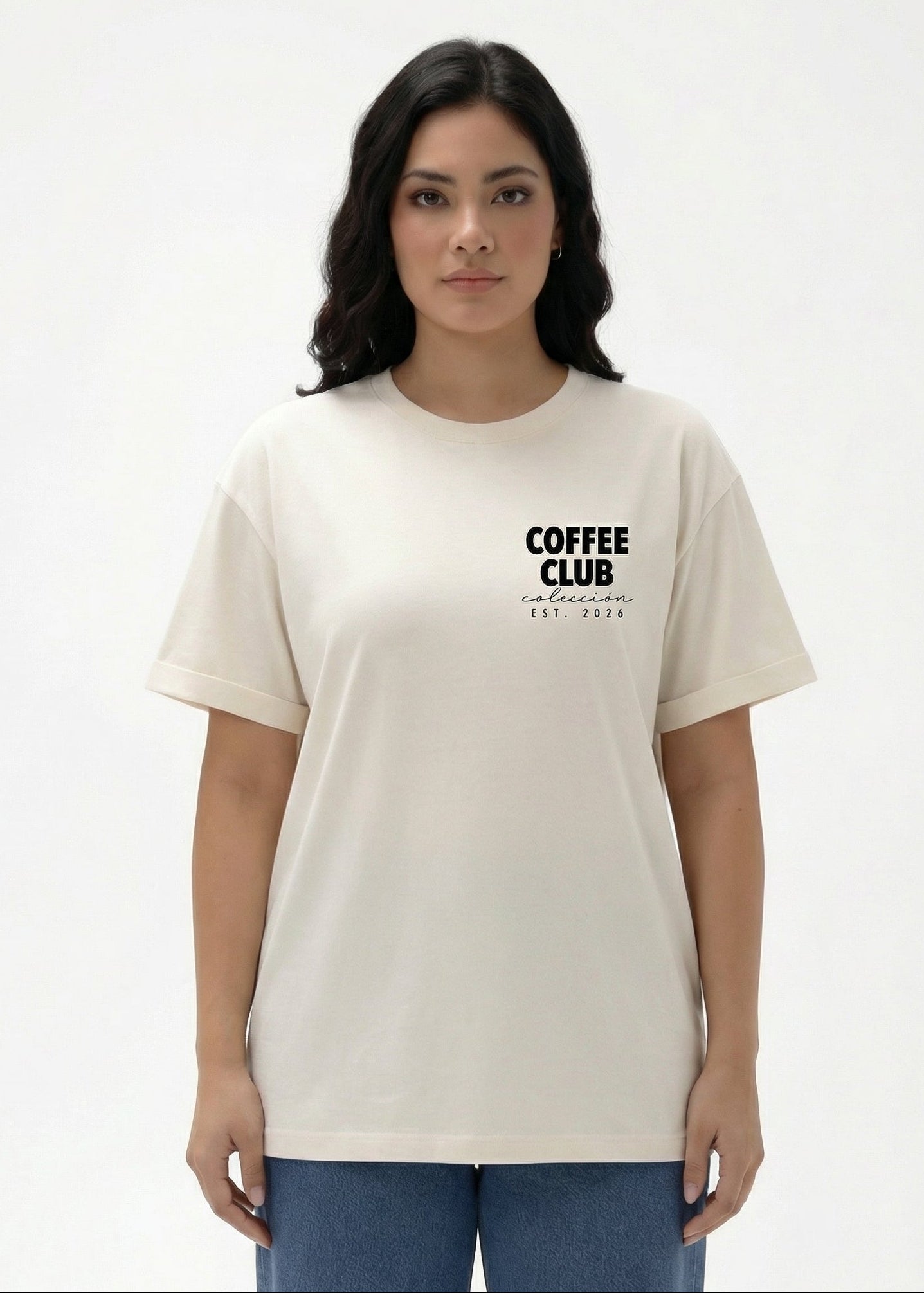 Camiseta OVERSIZE para Mujer Ref. COFFEE CLUB